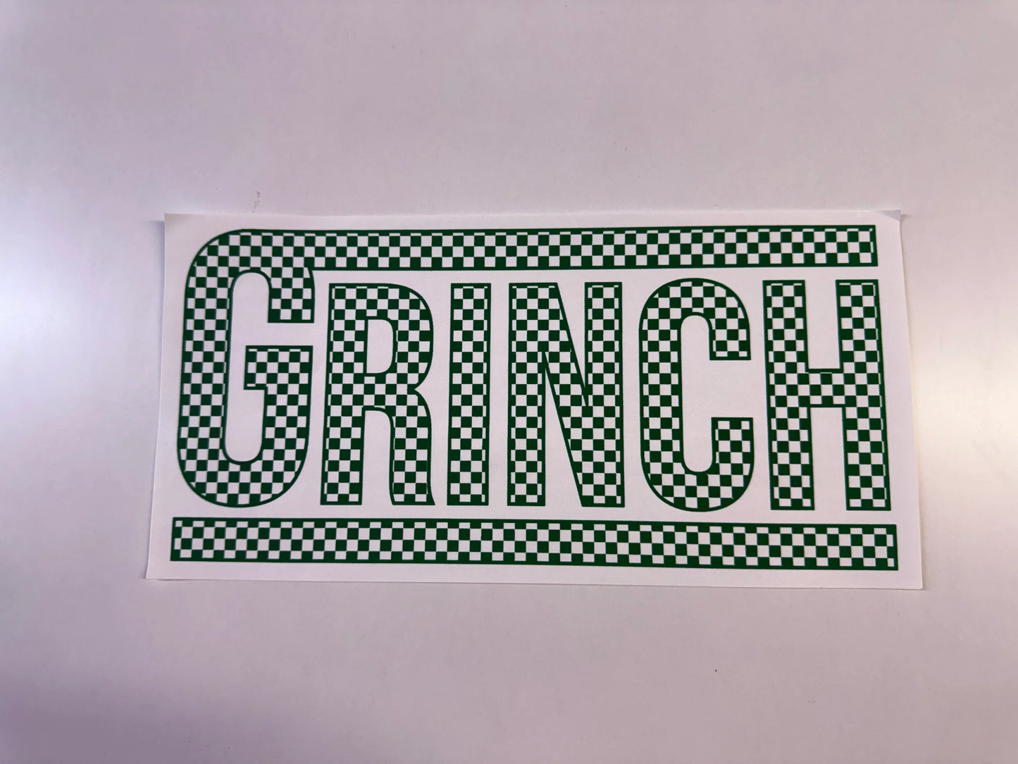 Checkered G (Darker Green)