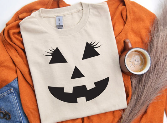 Jack-O-Lantern w/ Lashes