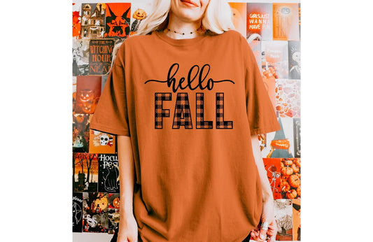 Hello Fall Checked