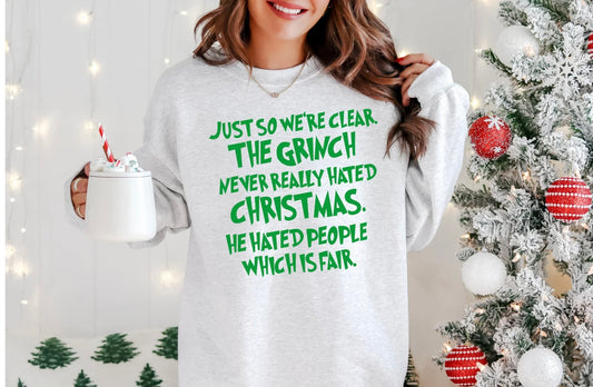 G Hated People not Christmas