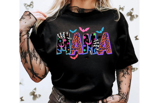 Neon Spooky Mama