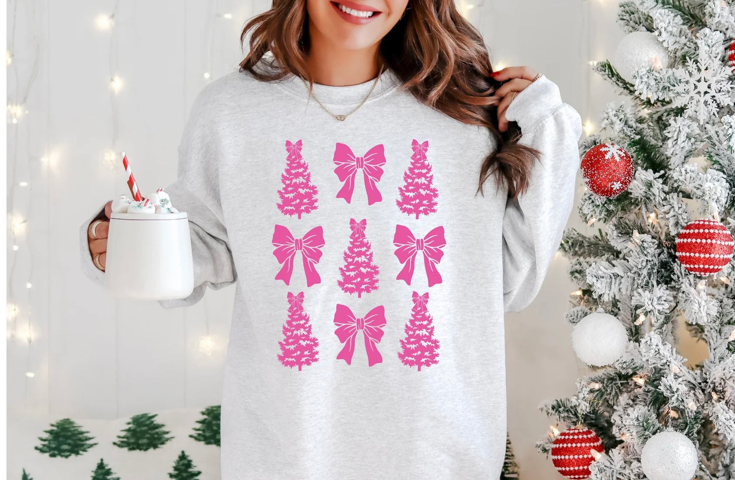 Pink Trees and Bows
